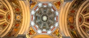 Austria Salzburg Cathedral Cieling