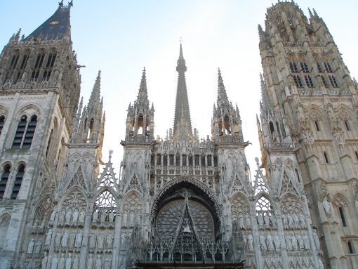 Facade de la Cathédrale de Rouen au matin