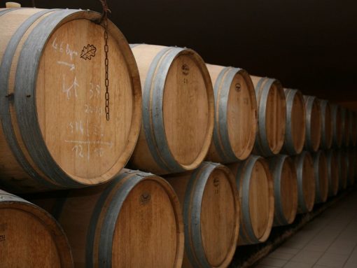 France Bordeaux Red Wine Barrels