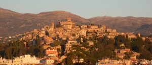 France Cagnes Castle Sunset