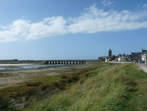 France Normandy beahc and old bridge