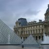 France Paris Louvre Pyramids