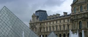 France Paris Louvre Pyramids