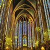 France Paris Sainte Chapelle inside