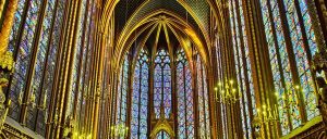 France Paris Sainte Chapelle inside