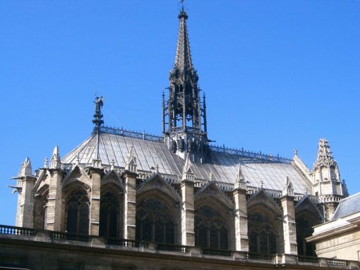 France Paris Sainte Chapelle roofs
