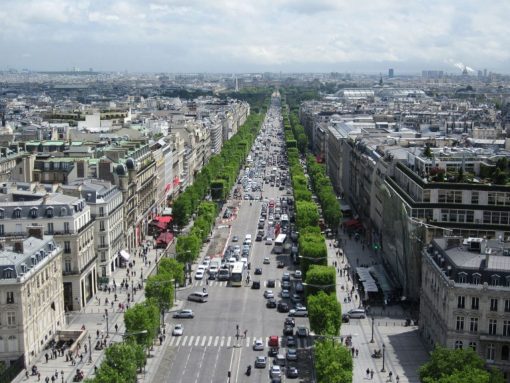 France Paris View from the Arc de Triomphe