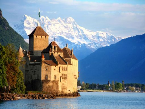 Switzerland Lake Geneva Chillon Castle