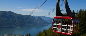 Switzerland Locarno Cable Car Red