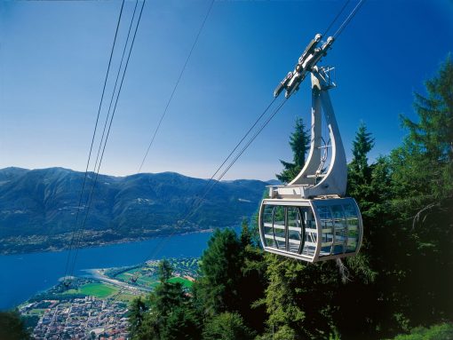 Switzerland Locarno Cable Car white