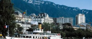 Switzerland Montreux Boat