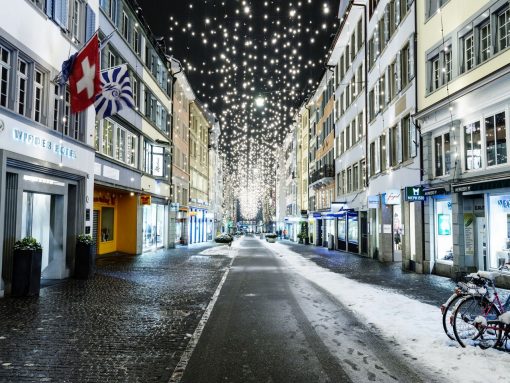 Switzerland Zurich Winter Christmas