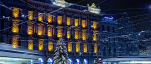 Switzerland Zurich Winter Christmas Tree