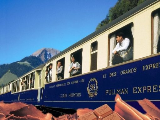 Switzerland chocolate train
