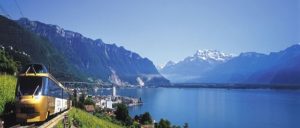 Switzerland golden pass lake geneva