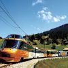 Switzerland golden pass train