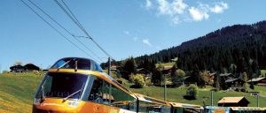 Switzerland golden pass train